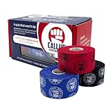 Premium Athletic Support Tape with Zinc Oxide | Protect, Support and Sticks for Toughest Workouts Fitness Gym, Sports and Climbing | Easy to Apply | 100% Hypoallergenic | 3-Pack 3 Colors