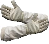 Die Handschuhe entsprechen den Anforderungen der EN 388 - bitte achten Sie darauf, Ihre weiteren Sicherheitsvorkehrungen nicht zu vernachlässigen.