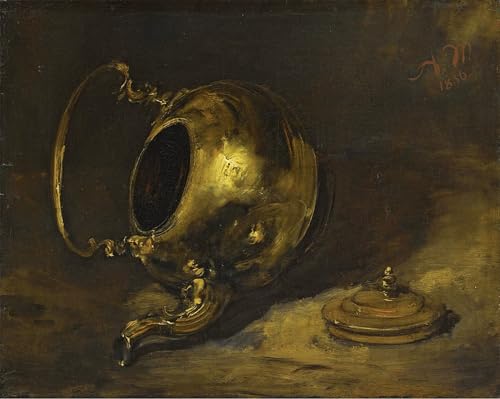 Toile Adolph Menzel Bouilloire renversée Déco Art Murale Salon Chambre 60x90