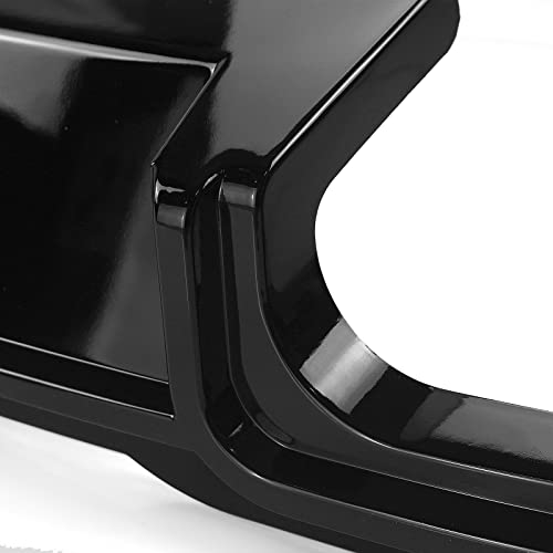 Support échappement diffuseur arrière Audi A3 hayon noir brillant - 8