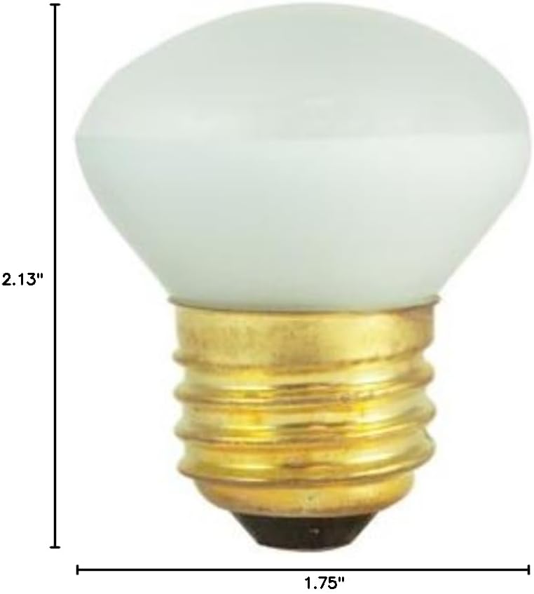 Bulbrite 25R14 25-Watt Incandescent R14 Mini Reflector, Medium Base, Clear