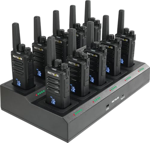 Image of Retevis RT68H 2 Way Radio Long Range,Rechargeable Walkie Talkies for Adults