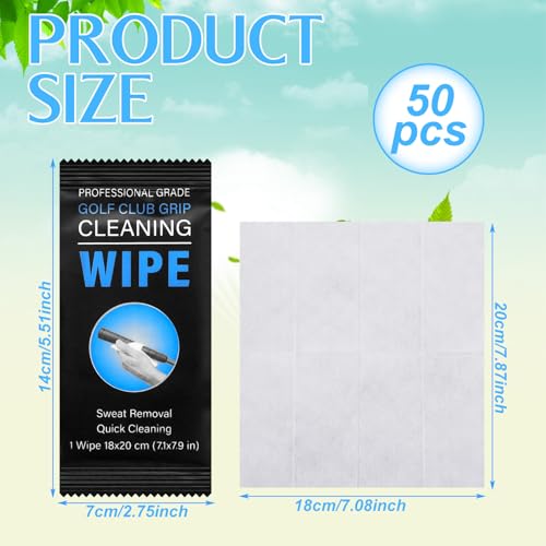 Hahafelt 50 Pack Golf Grip Wipes
