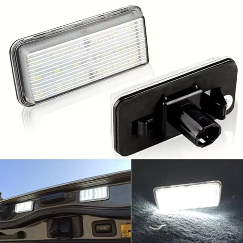 Luces de matrícula para Toyota Reiz y Mark X kit de iluminación trasera LED para coche 3