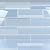 Big Blue Glass Subway Tile for Kitchen Backsplash or Bathroom/Showers, 4x12