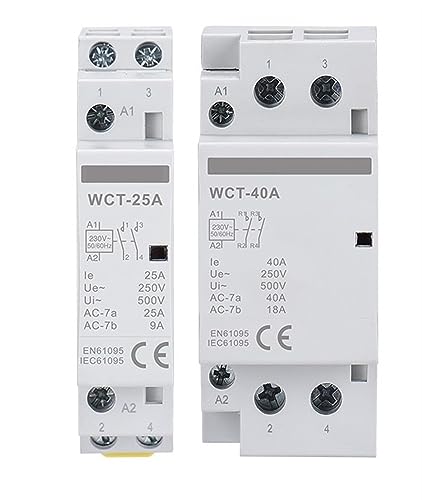 Contacteur domotique WCT 63A rail DIN pour piloter le chauffage et la recharge
