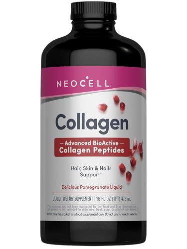 NeoCell Liquid Collagen, Skin, Hair, Nails and Joints Supplement, Includes ...