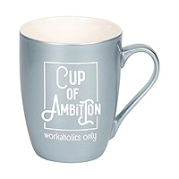 Elanze Designs Cup Of Ambition Coffee Mug - Workaholic Only Bone China 10 Oz