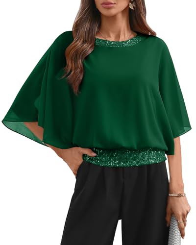 For G and PL Lady Dressy Christmas Shirt Tunic Sparkle