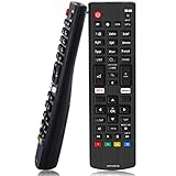 [Fácil de agarrar] Mando Universal TV el diseño liviano y ergonómico lo hace muy cómodo. Perfecto para todos, especialmente adecuado para niños, ancianos. El control remoto es robusto y ligero, es fácil de instalar, los botones son suaves y robustos, el botón tiene una buena elasticidad, es suficiente presionar ligeramente el botón, funciona perfectamente.