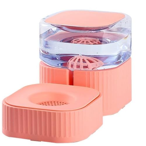 Emily Pets Water Fountain Puppy Water Dispenser Automatic Water Dispenser for Dogs and Cat Auto Feeder, Pet Water Feeder, Pet Bowl Dog Dishes Pet Feeder Water Dispenser Pet Supplies (Color-Pink).