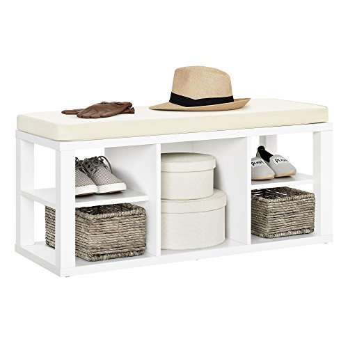 Ameriwood Home Parsons Storage Bench, White #TOP1