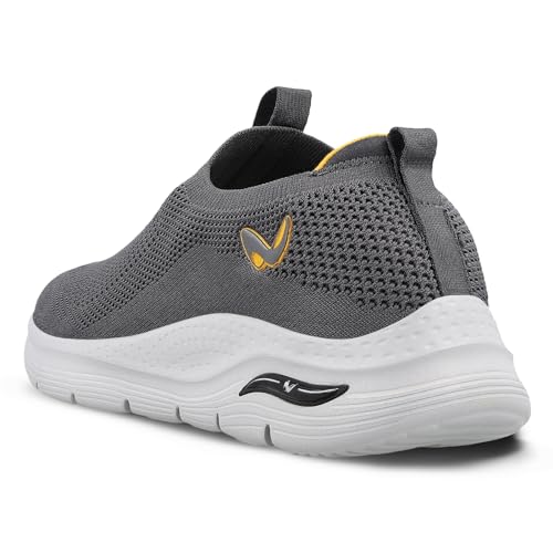 Image of WALKAROO Sports Shoes for Men's|Perfect for Walking,Gym Training and Casual Outfit|Cushioned Insole with EVA Outsole |Breathable Mesh Upper|WS9571