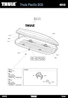 Thule Dachbox Pacific 200, Anthrazit - M - 410 Liter, 631215 – Ansicht 3