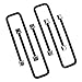 Square U Bolts 12.5" Extra Long Certified OEM Factory Material Set of 4 Made in USA