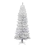 Vickerman 65' Unlit White Salem Pencil Pine Artificial Christmas Tree