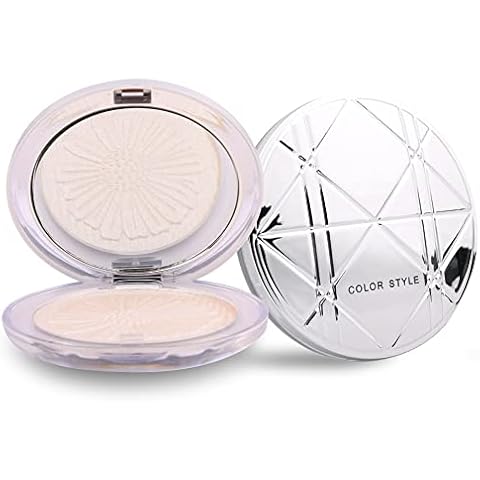 wiwoseo Highlighter Platter Cream Highlight Contouring Shimmer Glitter Highlighter Makeup Face Cheek Body Diamond Shimmer Highlighter Long Lasting Highlighter Powder (Gloden Champagne) Cover