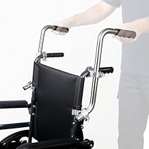 Wheelchair Handle Extenders, Push Wheelchairs Extension Handles Universal Assist Accessories 400lbs Weight Capacity