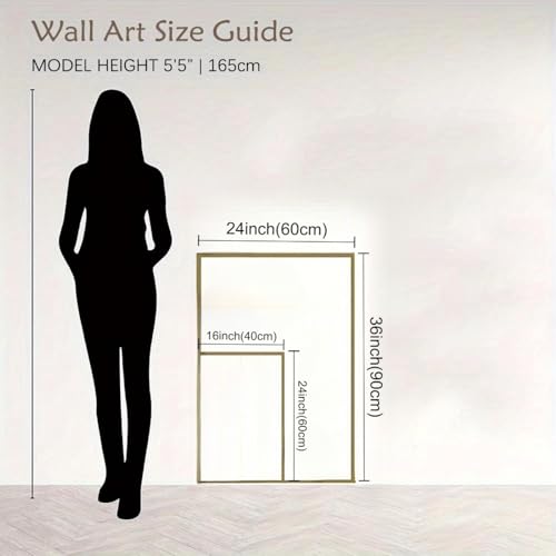 Impression sur toile danseuse de ballet LSYALUCK finition premium