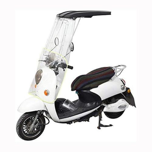 Universal Electric Motorcycle Sunshade Cover Scooter Rain Waterproof Cover Transparent Motorcycle Canopy Sun