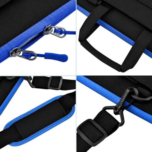 Image of Universal Laptop Shoulder Bag 13-17.3 Inch Shockproof Computer Bag with Multi-Pockets & Adjustable Strap