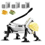 BIEAMA Commercial French Fry Cutter with 1/4', 3/8', 1/2' Blades