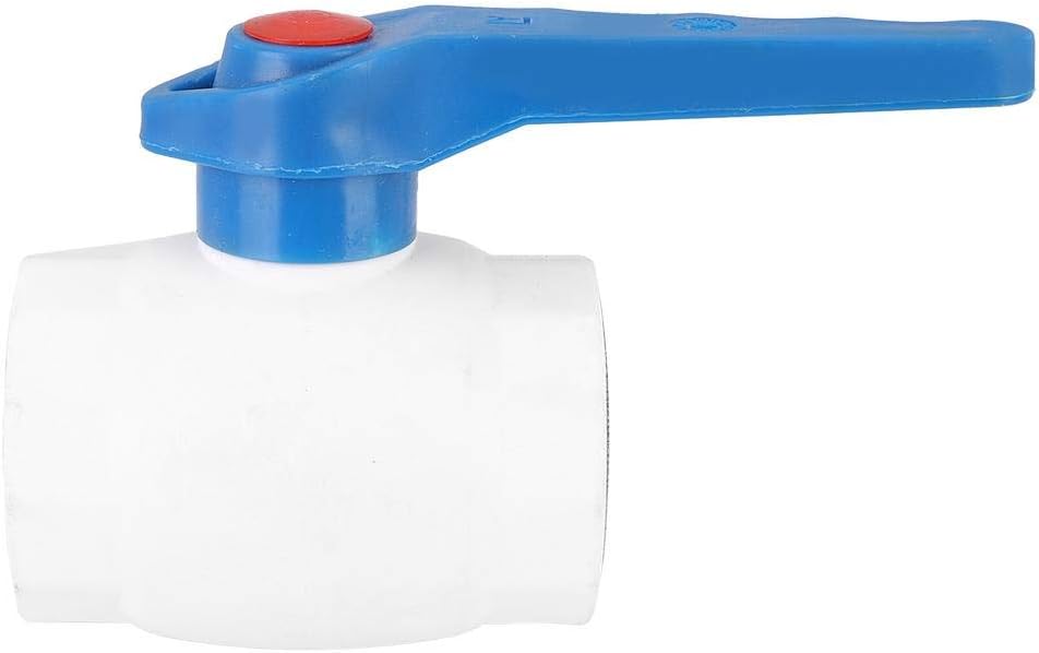 Valve Connector Ball,PPR Plastic 1/2in Female Thread Ball Valve Connector Water Pipe Fitting Accessories
