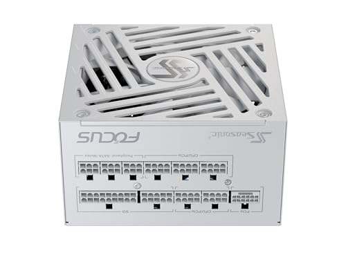 Seasonic FOCUS GX-1000 ATX3 (V4) - White 80PLUS GOLD 1000W ATX 3.1 & PCIe 5.1対応 フルモジュラー ホワイト 10年保証 SRP-FGX102-A5A32SF-WH の商品画像 3