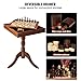 VEVOR 3-in-1 Chess Checkers Backgammon Table Set, 18 Inch Premium Wooden Chess Table, Deluxe Combo Game Table Furniture Set, Chess Set Board Game Gift for Family Board Games