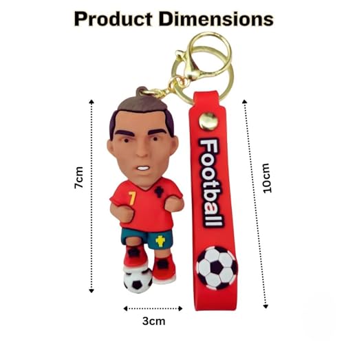 Image of Cute 3D Keychain | Keyring & Quirky Bag Charm | Hard Silicone, Unbreakable | Travel Essential | Kids Friendly | Strap & Bag Hook