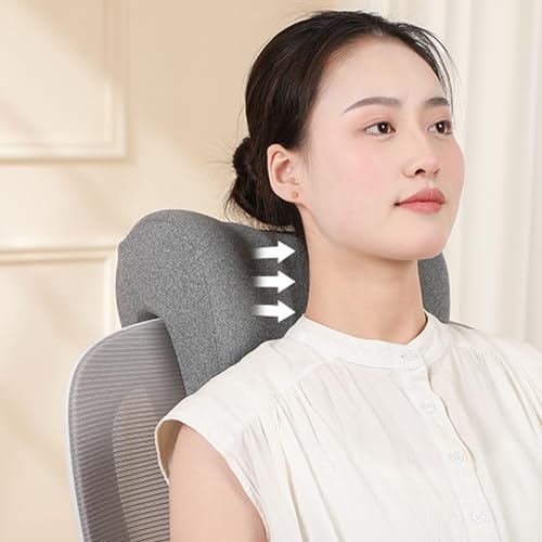 Appui-tête pour chaise d'ordinateur ergonomique mousse mémoire bureau - 7