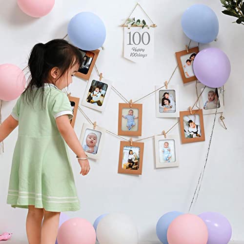 Cardboard Picture Frame,4X6 Paper Photo Frame 6X4 Paper Picture Frames,Photo Frames Collage For Wall Decor,Cardboard Photo Frames Collage Picture Frame,Photo Clips Jute Twine (3 Colors Mixed Pack) #TOP4