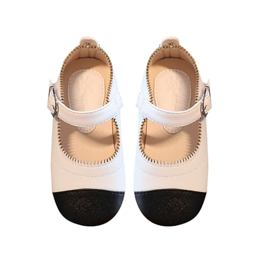 Girls Sandals Summer For Children Wearing Beach Shoes Pearl Soft Sole Girls Toddler Sandal (White, 6 Infant)