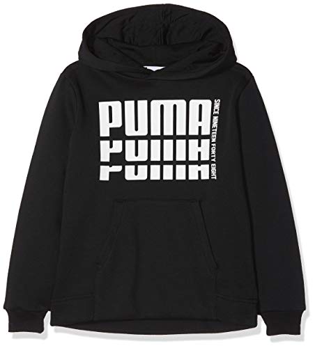 Preisvergleich Produktbild PUMA Jungen Rebel Bold Hoody FL Sweatshirt, Cotton Black, 128
