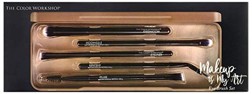 Essentials Makeup is My Art - Set de Brochas de Maquillaje de Ojos - Paleta con una Selección de Brochas Profesionales de Maquillaje - California Collection - Kit de Maquillaje Profesional
