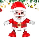 Fonction Pratique : Captivant pour les grâce à sa simplicité d'utilisation, ce jouet de Noël danse au rythme de chants traditionnels et de lumières LED clignotantes pour une atmosphère dynamique d'un simple appui sur un bouton, idéal pour les rassemblements festifs en famille.