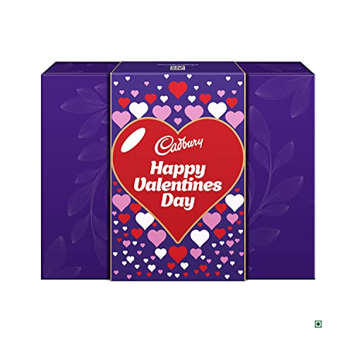 Image of Cadbury Celebrations Assorted Chocolate Gift Pack, 183.6g - Pack of 2 & Valentine Gift Pack, 281g & Dairy Milk Silk Mousse Chocolate Bar, 3 x 116 g
