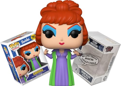 Funko Bewitched - Endora in Gown + ToyBop Protector: Pop! Retro TV Vinyl Figure (Bundled with Pro-Deluxe Pop Protector Collector Case Box Gift Set)
