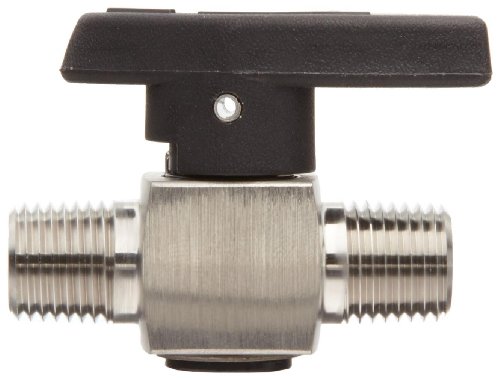 Parker 2M-PR4-VT-SS Stainless Steel 316 Plug Valve, 1/8