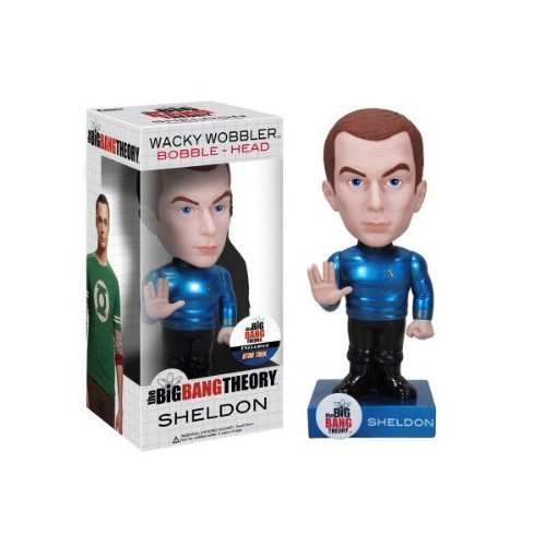 Tech Deals 🔥 Star Trek Big Bang Theory Sheldon Metallic Chase Variant Wacky Wobbler