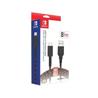 PDP Gaming Charge Cable Licensed for Nintendo Switch 8 ft USB-C