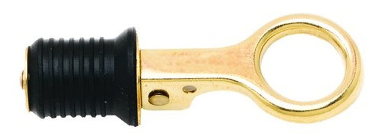 Invincible Marine 1-1/4-Inch Brass Snap Drain Plug