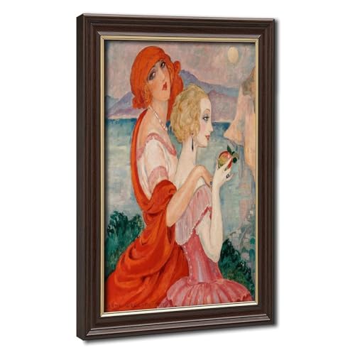 Tableau d'Anacapri Gerda Wegener toile canvas haut de gamme encadrée pour salon