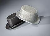  Markenlos Lurex-Zylinder, Silber Größe ca. 58
