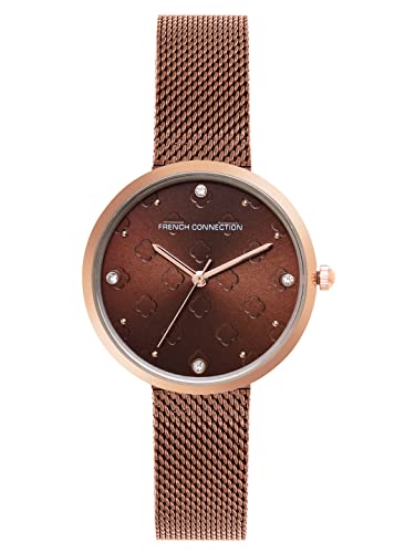 French Connection Analog Brown Dial Womens Watch-FCN00040D (B0BN65X8WN) Amazon Price History, Amazon Price Tracker