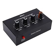 3 Band Equalizer Mic Preamp: The mic preamplifier is suitable for sound cards, active speakers with mic jack, and mixing consoles. It features 3 band equalizer (treble, mid, bass) adjustment, 20dB gain amplification, ALC circuit, and low power consum...