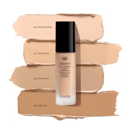 Image of GA-DE Longevity Full Coverage 24 Hour Foundation 551 Fair Beige 30 ml
