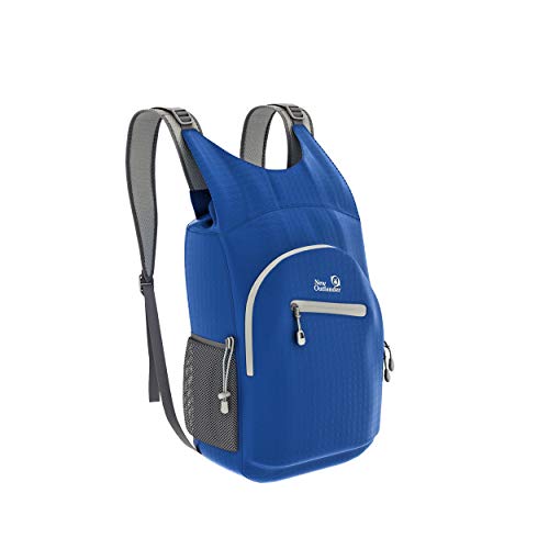 Outlander Mochila de viagem leve e embalável - azul escuro 20L
