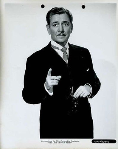 Ronald Colman The Late George Apley Original 8x10" Photo #H7793