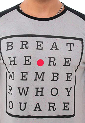 Image of Men's Printed Cotton Short Sleeves Round Neck T-Shirt